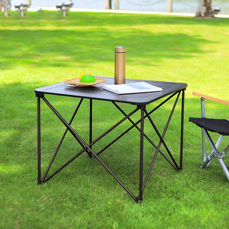 Aluminum Portable Foldable Camping Table for Garden BBQ, Camping